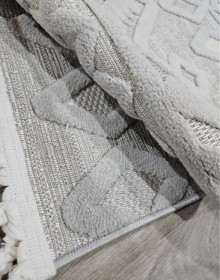 Безворсова килимова доріжка DOLCHE 4198A CREAM / L.GREY - высокое качество по лучшей цене в Украине.