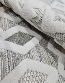 Synthetic carpet runner DOLCHE 4198A GREEN / CREAM - высокое качество по лучшей цене в Украине.