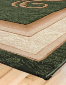 Синтетичний килим Liliya 0517 зелений - высокое качество по лучшей цене в Украине.