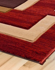 Синтетичний килим Liliya 0537 терракот - высокое качество по лучшей цене в Украине.