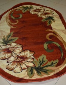 Синтетичний килим Liliya 0571 бутон терракот - высокое качество по лучшей цене в Украине.