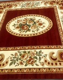 Синтетичний килим Liliya 0590 бордо - высокое качество по лучшей цене в Украине.