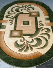 Синтетичний килим Liliya 0596 зелений - высокое качество по лучшей цене в Украине.