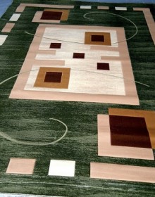 Синтетичний килим Liliya 0537 зелений - высокое качество по лучшей цене в Украине.