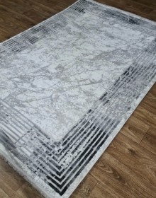 Синтетичний килим MAHAL 04126O WHITE/GREY - высокое качество по лучшей цене в Украине.