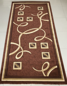 Синтетичний килим Melisa 1047A l.brown-l.brown - высокое качество по лучшей цене в Украине.