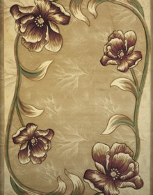 Синтетичний килим Virizka 8880 BEIGE - высокое качество по лучшей цене в Украине.