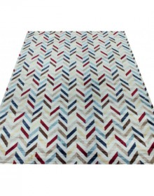 Синтетический ковер Pesan W2306 ivory-d.blue - высокое качество по лучшей цене в Украине.