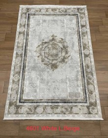 Синтетичний килим Portfolio  04601A beyaz / a.bej - высокое качество по лучшей цене в Украине.