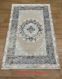 Синтетичний килим Portfolio 05390 cream-grey - высокое качество по лучшей цене в Украине.