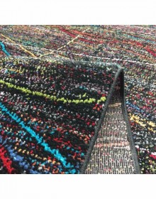 Синтетичний килим Rainbow 14 Colors 4110a Black - высокое качество по лучшей цене в Украине.