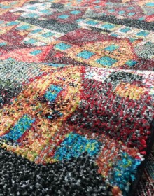 Синтетичний килим Rainbow 14 Colors 4115a Black - высокое качество по лучшей цене в Украине.