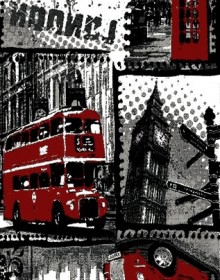 Синтетичний килим Singapur 7 547 , GREY - высокое качество по лучшей цене в Украине.