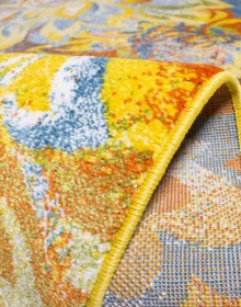 Синтетичний килим Texas Al14B Yellow-White - высокое качество по лучшей цене в Украине.