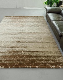 Синтетичний килим Vogue 9854A BROWN-P.L.BEIGE - высокое качество по лучшей цене в Украине.