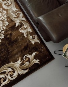 Синтетичний килим Vogue AA31A d.brown-d.beige - высокое качество по лучшей цене в Украине.