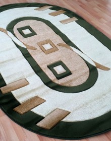 Синтетичний килим Liza 3017 green - высокое качество по лучшей цене в Украине.