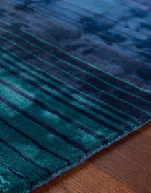 Viscose carpet Holborn Stripe Indigo - высокое качество по лучшей цене в Украине.