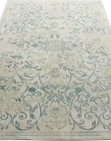 Килим  Vintage silky AE42B p.cream-turquaz - высокое качество по лучшей цене в Украине.