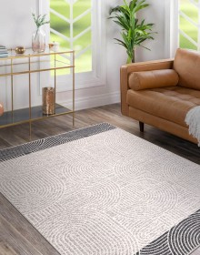 Вовняний килим ANGEL 7901 / 52022 Geometric beige / grey - высокое качество по лучшей цене в Украине.