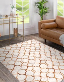 Вовняний килим ANGEL 7905 / 52822 Ornament, art deco beige / gold - высокое качество по лучшей цене в Украине.