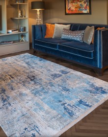 Акриловий килим Vintage B173E COKME_DGRAY / L_BLUE - высокое качество по лучшей цене в Украине.