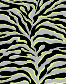 Синтетичний килим Daisy Fulya 9038A black - высокое качество по лучшей цене в Украине.