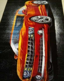 Килим картина з автомобілем Kolibri (Колібрі) 11374/120 - высокое качество по лучшей цене в Украине.