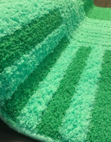 Shaggy runner carpet ASTI Aqua Avang-L.Green - высокое качество по лучшей цене в Украине.