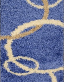 Высоковорсная ковровая дорожка Shaggy Gold 8018 blue - высокое качество по лучшей цене в Украине.
