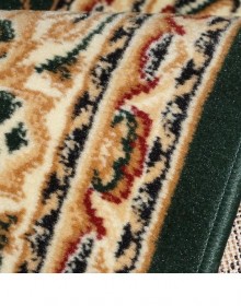 Синтетическая ковровая дорожка Almira 2304 Green-Cream  - высокое качество по лучшей цене в Украине.