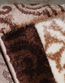 Синтетическая ковровая дорожка DaisyCarving 8430A brown - высокое качество по лучшей цене в Украине.