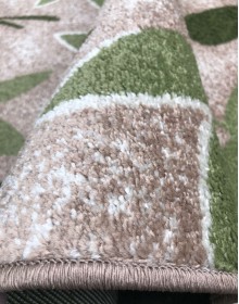 Synthetic runner carpet KIWI 02628A Beige/L.Green - высокое качество по лучшей цене в Украине.