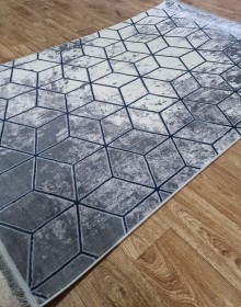Синтетичний килим MODA 5503 L.BLUE / D.GREY - высокое качество по лучшей цене в Украине.