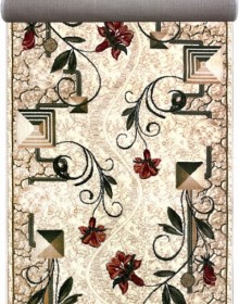 Синтетична килимова доріжка Lotos 587/116 beige - высокое качество по лучшей цене в Украине.