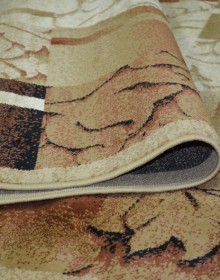 Synthetic runner carpet Super Elmas 5131C ivory-brown - высокое качество по лучшей цене в Украине.