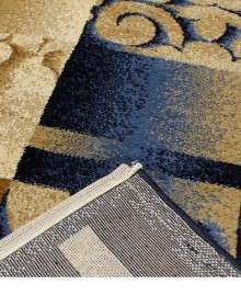 Синтетична килимова доріжка Super Elmas 5131C ivory-d.blue - высокое качество по лучшей цене в Украине.