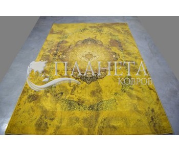 Иранский ковер Diba Carpet 1224 Yellow - высокое качество по лучшей цене в Украине