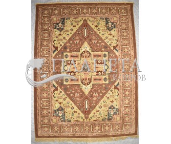 Iranian carpet Diba Carpet Ghashghaei l.brown - high quality at the best price in Ukraine