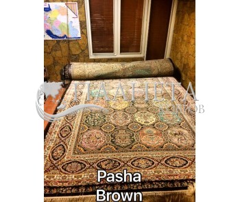 Иранский ковер Diba Carpet Pasha brown - высокое качество по лучшей цене в Украине