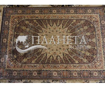 Иранский ковер Diba Carpet Setareh d.brown - высокое качество по лучшей цене в Украине
