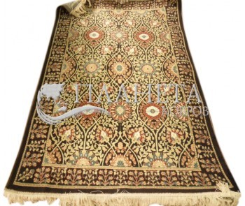Иранский ковер Diba Carpet Taranom d.brown - высокое качество по лучшей цене в Украине