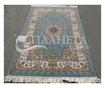 Иранский ковер Shah Kar Collection (Y-009/8060 blue) - высокое качество по лучшей цене в Украине