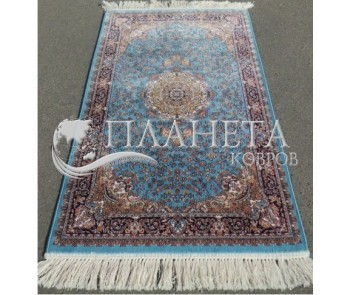 Iranian carpet Silky Collection (D-015/1069 blue) - high quality at the best price in Ukraine