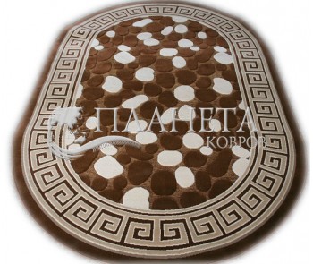 Акриловый ковер Antik  4037 brown-brown - высокое качество по лучшей цене в Украине