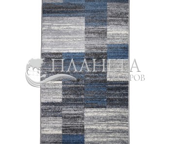 Синтетическая ковровая дорожка AQUA 02608A BLUE/L.GREY - высокое качество по лучшей цене в Украине