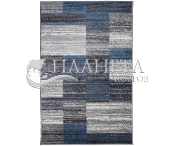 Синтетический ковер AQUA 02608A BLUE/L.GREY - высокое качество по лучшей цене в Украине