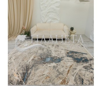 Килим GEMMA GM41B h.b light beige - blue - Висока якість за найкращою ціною в Україні