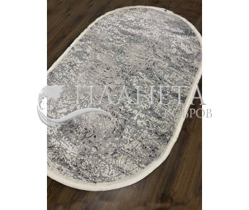 Synthetic carpet Almaata AM07B grey - high quality at the best price in Ukraine