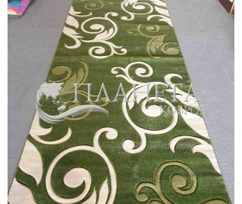 Синтетическая ковровая дорожка Legenda 0391 зеленый - высокое качество по лучшей цене в Украине